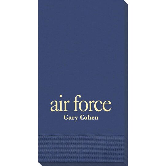 Big Word Air Force Guest Towels